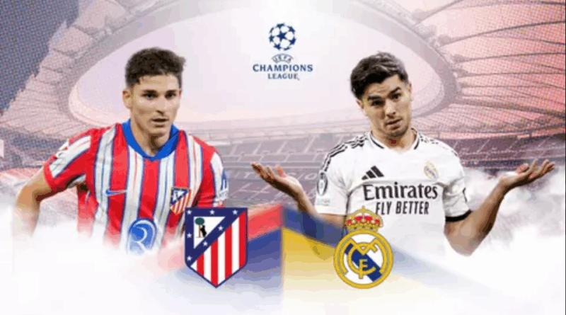 Pemain Atletico Madrid dan Real Madrid bersiap bertemu di final Liga Champions