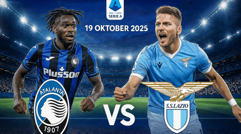 pertandingan Atalanta vs Lazio Serie A 19 Oktober 2025 di Gewiss Stadium