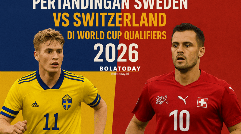 Pertandingan Sweden vs Switzerland di World Cup Qualifiers 2026
