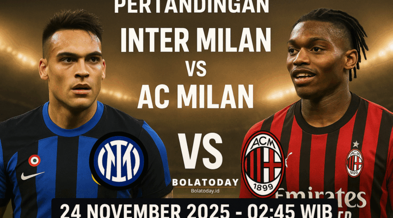 Pertandingan Inter Milan vs AC Milan 24 November 2025
