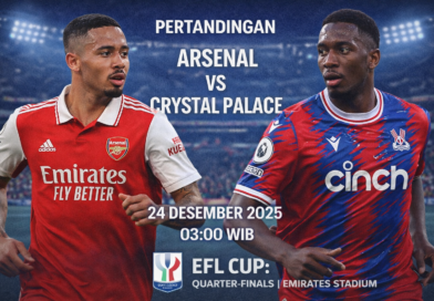 Pertandingan Arsenal vs Crystal Palace 24 Desember 2025