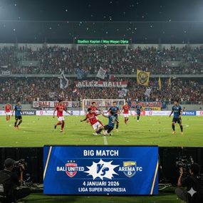 Jadwal & Live Pertandingan Bali United vs Arema FC